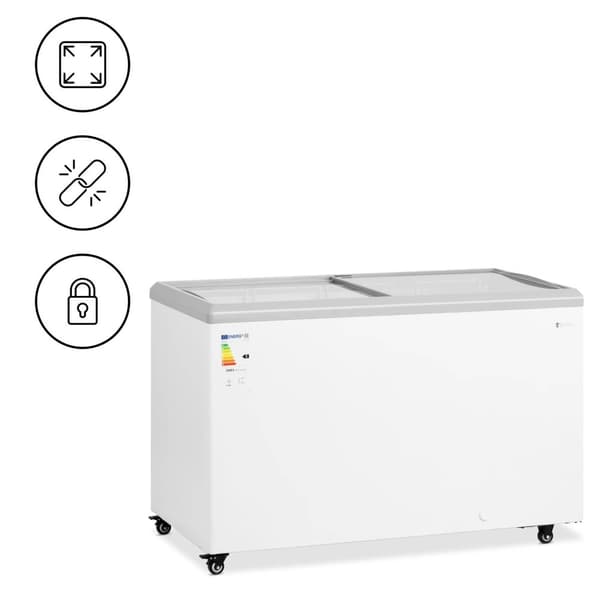 Royal CateringFrysbox - 360 L - Glaslock - Låsbar - Royal Catering