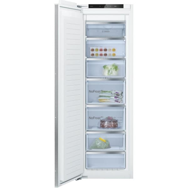 serie 6 Sisäänrakennettava pakastin, korkeus 177.2 cm GIN81ACE0, Bosch Valkoinen