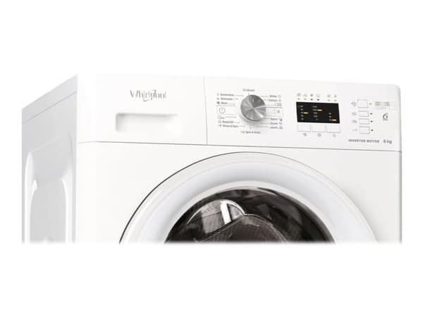 Whirlpool FFL 6238 W EE - Vaskemaskin - bredde: 59.5 cm - dybde: 57.5 cm - høyde: 84.5 cm - frontileggelse - 52 liter - 6 kg - 1200 rpm - hvit