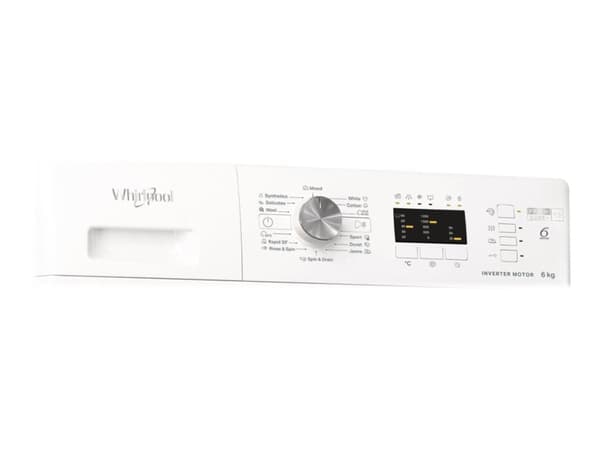 Whirlpool FFL 6238 W EE - Vaskemaskin - bredde: 59.5 cm - dybde: 57.5 cm - høyde: 84.5 cm - frontileggelse - 52 liter - 6 kg - 1200 rpm - hvit