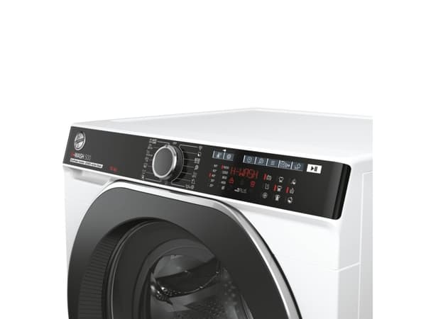 Hoover HWP610AMBC1-S - Frontbetjent - 10 kg - 1600 rpm - 44% Restfuktighet - Kullfri motor - Energiklasse A - Damp - Hurtigvask - Bilprogram - Hygien