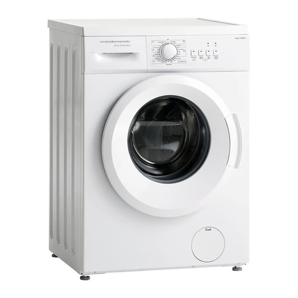 Scandomestic WAH 1506 W - Tvättmaskin - bredd: 59,5 cm - djup: 40 cm - höjd: 85 cm - 6 kg. - 1200 rpm - vit