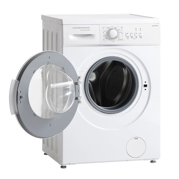 Scandomestic WAH 1506 W - Tvättmaskin - bredd: 59,5 cm - djup: 40 cm - höjd: 85 cm - 6 kg. - 1200 rpm - vit