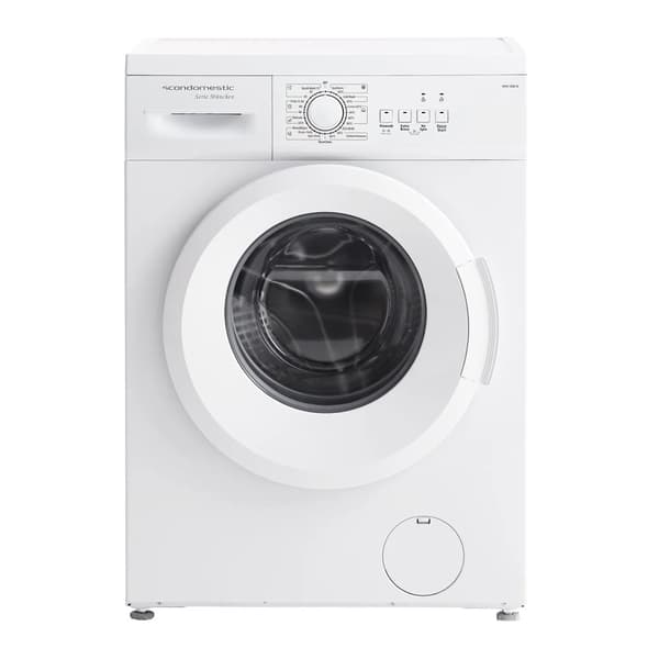 Scandomestic WAH 1506 W - Vaskemaskin - bredde: 59,5 cm - dybde: 40 cm - høyde: 85 cm - 6 kg. - 1200 rpm - hvit