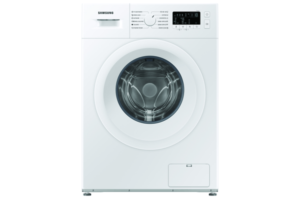 Samsung WW60A3120WE - Vaskemaskin - bredde: 59.5 cm - dybde: 44 cm - høyde: 85 cm - frontileggelse - 6 kg - 1200 rpm - hvit