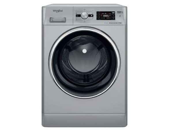 Whirlpool AWG 1114SD - Tvättmaskin - bredd: 59.5 cm - djup: 60.5 cm - höjd: 85 cm - frontmatad - 71 liter - 11 kg - 1400 rpm - silver