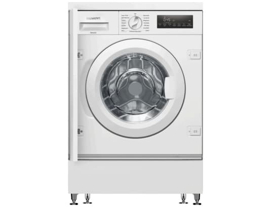 Siemens iQ700 WI14W443 - Vaskemaskin - innebygd - bredde: 59.6 cm - dybde: 57.4 cm - høyde: 81.8 cm - frontileggelse - 55 liter - 8 kg - 1400 rpm - h