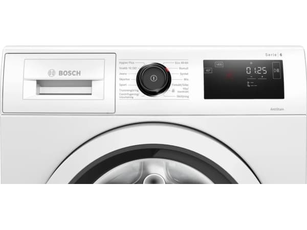 Bosch Serie | 6 WAU28RHISN - Vaskemaskin - Nisje - bredde: 60 cm - høyde: 85 cm - frontileggelse - 63 liter - 9 kg - 1400 rpm - hvit