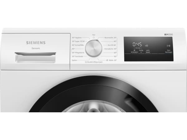 Siemens iQ300 iSensoric WM14N0K5 - Vaskemaskin - høyde: 85 cm - frontileggelse - 55 liter - 7 kg - 1400 rpm - hvit