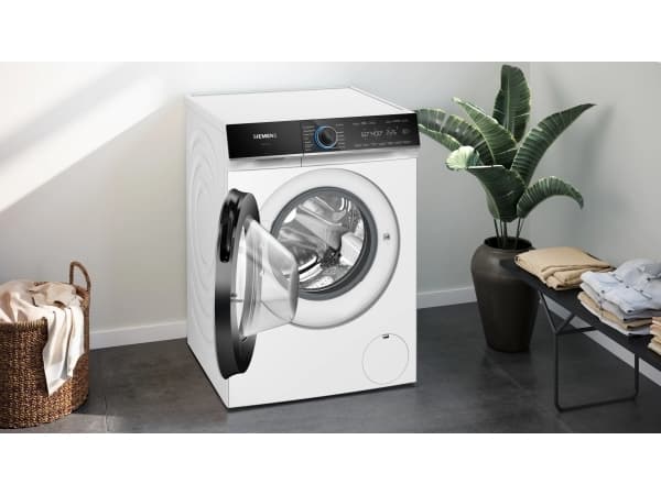 Siemens iQ700 WG44B2A40 - Vaskemaskin - Wi-Fi - Nisje - bredde: 60 cm - høyde: 85 cm - frontileggelse - 65 liter - 9 kg - 1400 rpm - white with chrom