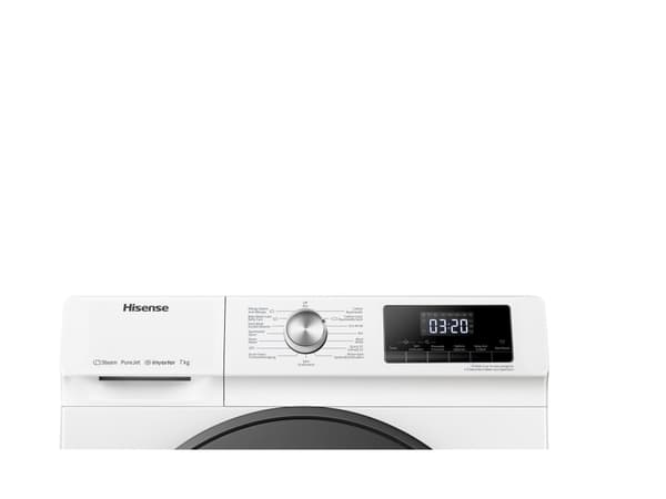 Hisense WFQA7014EVJM - Vaskemaskin - bredde: 60 cm - dybde: 54 cm - høyde: 85 cm - frontileggelse - 7 kg - 1400 rpm