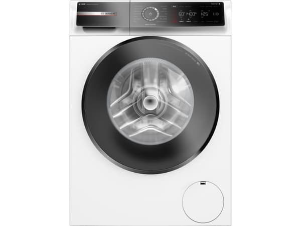 Bosch Series 8 -pesukone, jossa on Home Connectilla