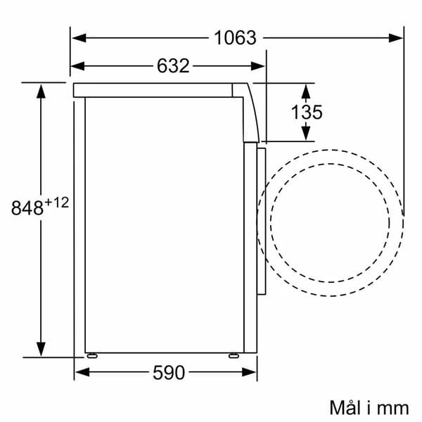Siemens iQ500 WM14UPI0DN Vaskemaskin - 9 kg.