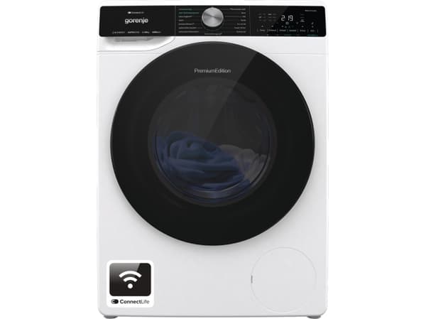 Gorenje - Vaskemaskin - frontileggelse - 10 kg - 1400 rpm Hvit, Sort