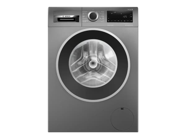 Bosch Serie | 6 WGG244ZRSN - Vaskemaskin - Nisje - bredde: 60 cm - høyde: 85 cm - frontileggelse - 65 liter - 9 kg - 1400 rpm - støpejernsgrå