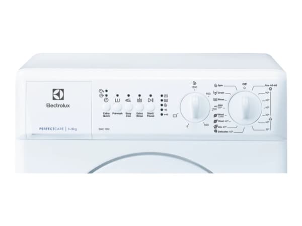 Electrolux PerfectCare EWC1352 - Vaskemaskin - bredde: 49.5 cm - dybde: 54.5 cm - høyde: 66.8 cm - frontileggelse - 27 liter - 3 kg - 1300 rpm