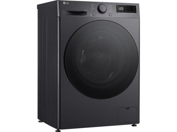 LG Serie R5 F2WR508S2M - Vaskemaskin - bredde: 60 cm - dybde: 53.5 cm - høyde: 85 cm - frontileggelse - 8 kg - 1200 rpm - middle black
