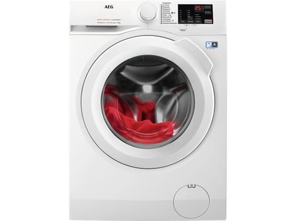 AEG LAVAMAT 6000 Series L6FBA51480 - Vaskemaskin - høyde: 85 cm - frontileggelse - 8 kg - 1400 rpm - hvit