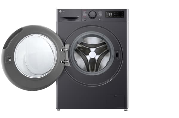 LG Serie R5 F4WR510SBM - Tvättmaskin - bredd: 60 cm - djup: 62 cm - höjd: 85 cm - frontmatad - 10 kg - 1400 rpm - gråsvart