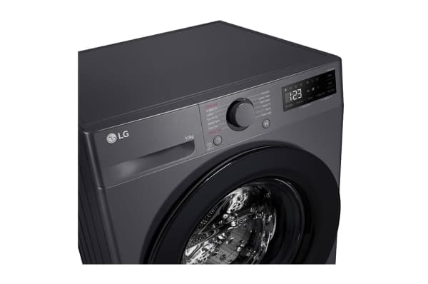 LG Serie R5 F4WR510SBM - Tvättmaskin - bredd: 60 cm - djup: 62 cm - höjd: 85 cm - frontmatad - 10 kg - 1400 rpm - gråsvart