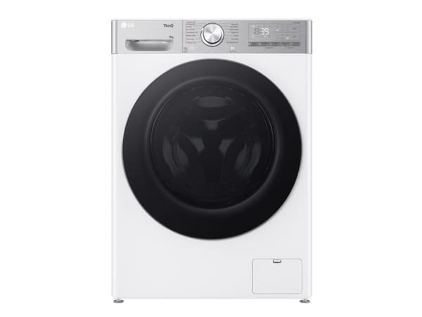LG F2WR909P3W - Vaskemaskin - Wi-Fi - bredde: 60 cm - dybde: 53.5 cm - høyde: 85 cm - frontileggelse - 9 kg - 1200 rpm - hvit