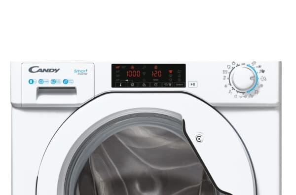 Candy CBW 48TWME-S - Vaskemaskin - innebygd - Nisje - bredde: 60 cm - dybde: 57 cm - høyde: 83 cm - frontileggelse - 58 liter - 8 kg - 1400 rpm - hvi