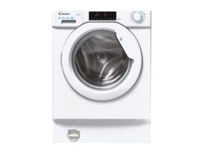 Candy CBW 48TWME-S - Vaskemaskin - innebygd - Nisje - bredde: 60 cm - dybde: 57 cm - høyde: 83 cm - frontileggelse - 58 liter - 8 kg - 1400 rpm - hvi Hvit