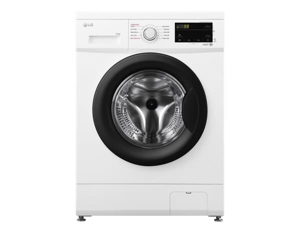 LG F2J3WSBWE - Vaskemaskin - bredde: 60 cm - dybde: 49 cm - høyde: 85 cm - frontileggelse - 6.5 kg - 1200 rpm - hvit