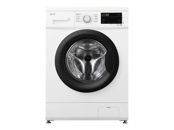 LG F2J3WSBWE - Vaskemaskin - bredde: 60 cm - dybde: 49 cm - høyde: 85 cm - frontileggelse - 6.5 kg - 1200 rpm - hvit