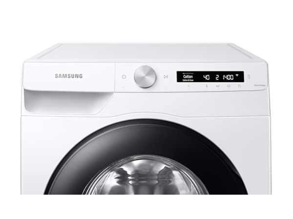 Samsung WW5100T WW80T504AAW - Vaskemaskin - Wi-Fi - bredde: 60 cm - dybde: 55 cm - høyde: 85 cm - frontileggelse - 61 liter - 8 kg - 1400 rpm - hvit