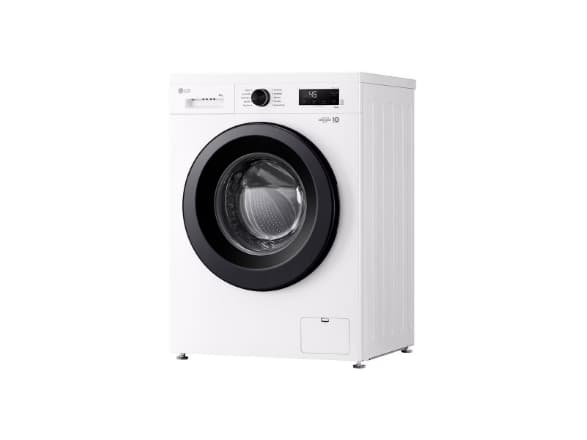 LG F4X1008NWK - Vaskemaskin - Wi-Fi - bredde: 60 cm - dybde: 59 cm - høyde: 85 cm - frontileggelse - 8 kg - 1400 rpm - glanshvit