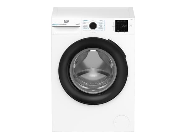 Beko b300 BM3WFSU38413WB - Vaskemaskin - bredde: 60 cm - dybde: 54.6 cm - høyde: 84.5 cm - frontileggelse - 8 kg - 1400 rpm - hvit