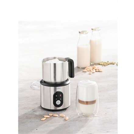 Caso Crema & Choco Milk frother, LED Display, 360° base station, Inox | Caso | Crema & Choco Milk frother | 01666 | 0,35 L | 500 W | Black
