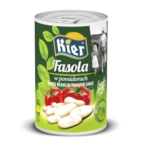Bønner i tomater 400g/240g