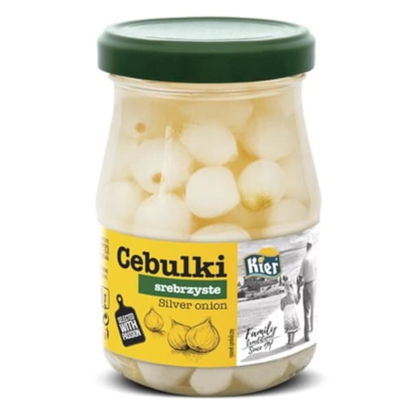 Syltede sølvløg 330g/190g