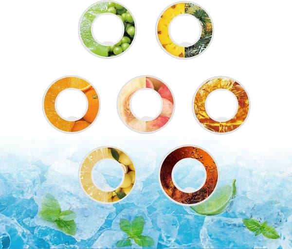 Luftvattenflaska flavor pods pack, luftvattenflaska ny fruktdoftande vattenflaska, lämplig för luft flavor pods passionsfruktsmak