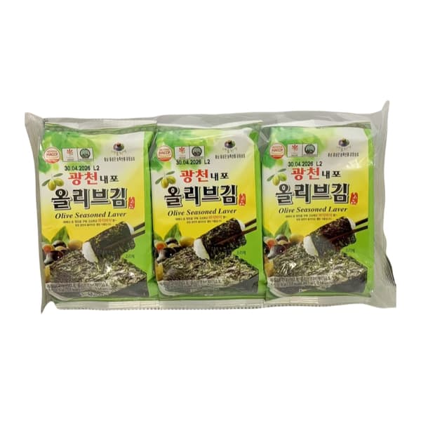 Krispig Sjögräs Rostad Olivolja (4gx3st) Korean