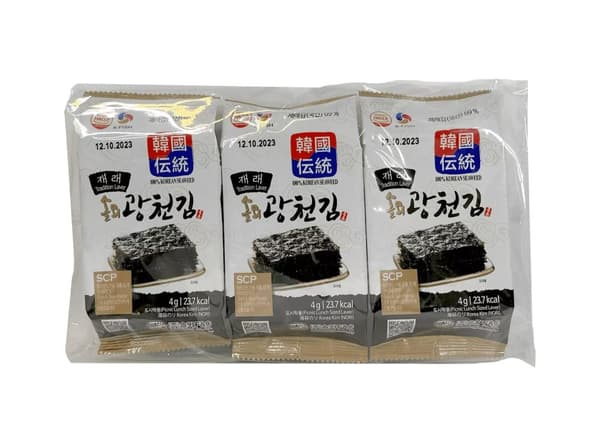 Krispig Sjögräs Rostad Med Original Smak (4gx3st) NH Korean