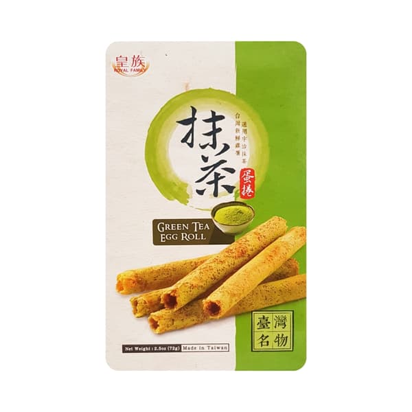Äggrullar Matcha Smak 72g Taiwan