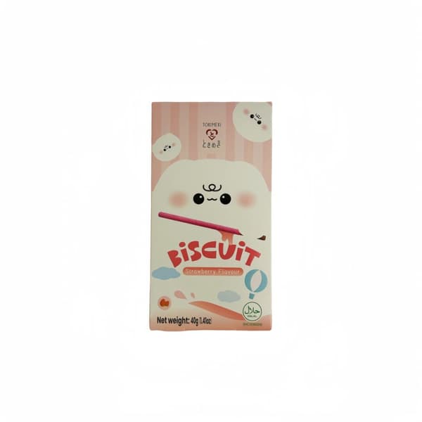 Biscuit Stick Jordgubbar Smak 40g Tokimeki Taiwan