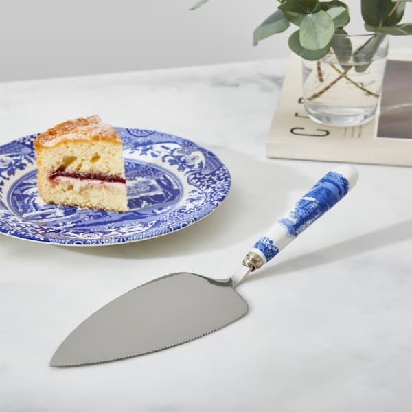 Blue Italian Cake Spatula 25cm - Spode