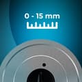 Miniatyrbild 3 av 3: Cecotec 150-W foldable food slicer with a 170 mm diameter disc and a gradual adjustment system with maximum thickness accuracy from 0 to 15 mm.