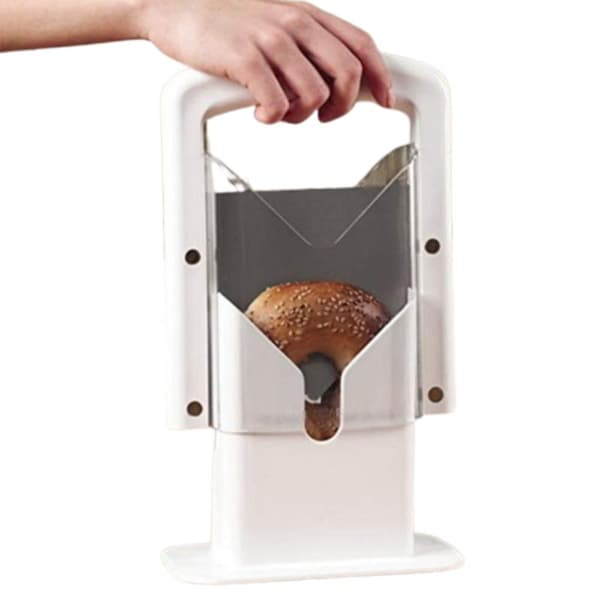 Bagel Slicer Brødskærer med sikkert greb