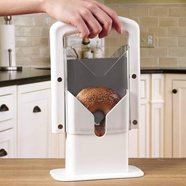 Bagel Slicer Brødskærer med sikkert greb