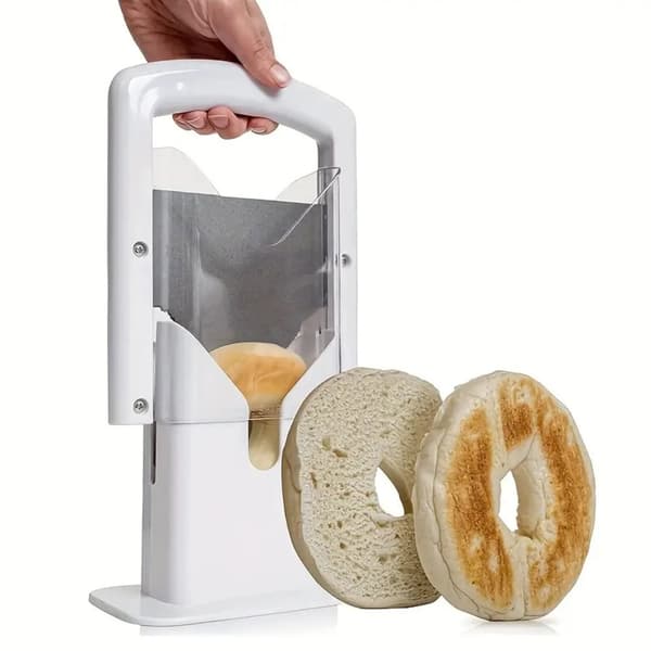 Bagel Slicer Brødskærer med sikkert greb