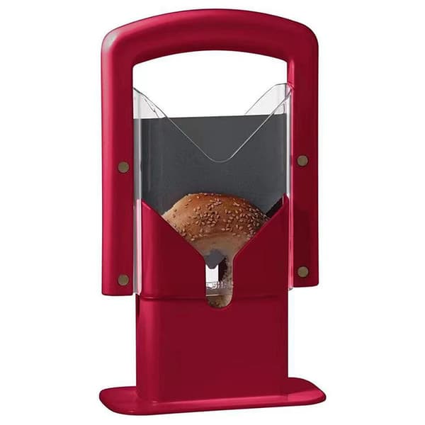 INF Bagel Slicer -leipäleikkuri turvallisella kahvalla