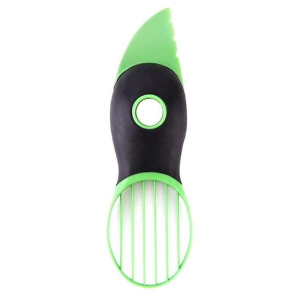3-i-1 mångsidig slicer skivor Plast Green Blade Fruit Tool Kit