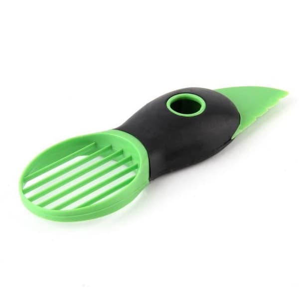 3-i-1 mångsidig slicer skivor Plast Green Blade Fruit Tool Kit