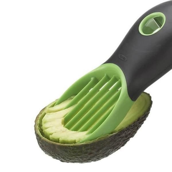 3-i-1 mångsidig slicer skivor Plast Green Blade Fruit Tool Kit