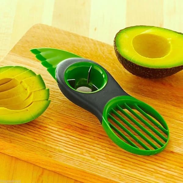 Avokado Mango Slicer Pitter Splitter Kökstillbehör 3 i 1 köksredskap